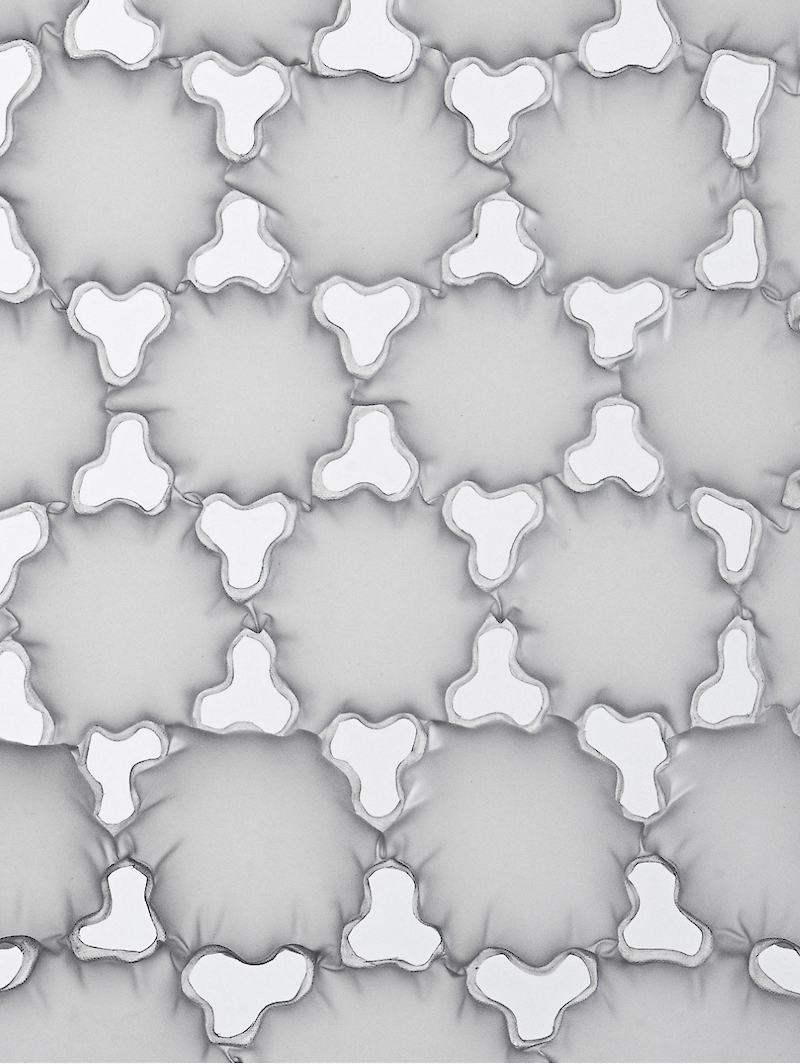 ARA (Adaptive Responsive Air) is a design research project exploring inflatable, air-activated structures inspired by natural tessellation patterns.