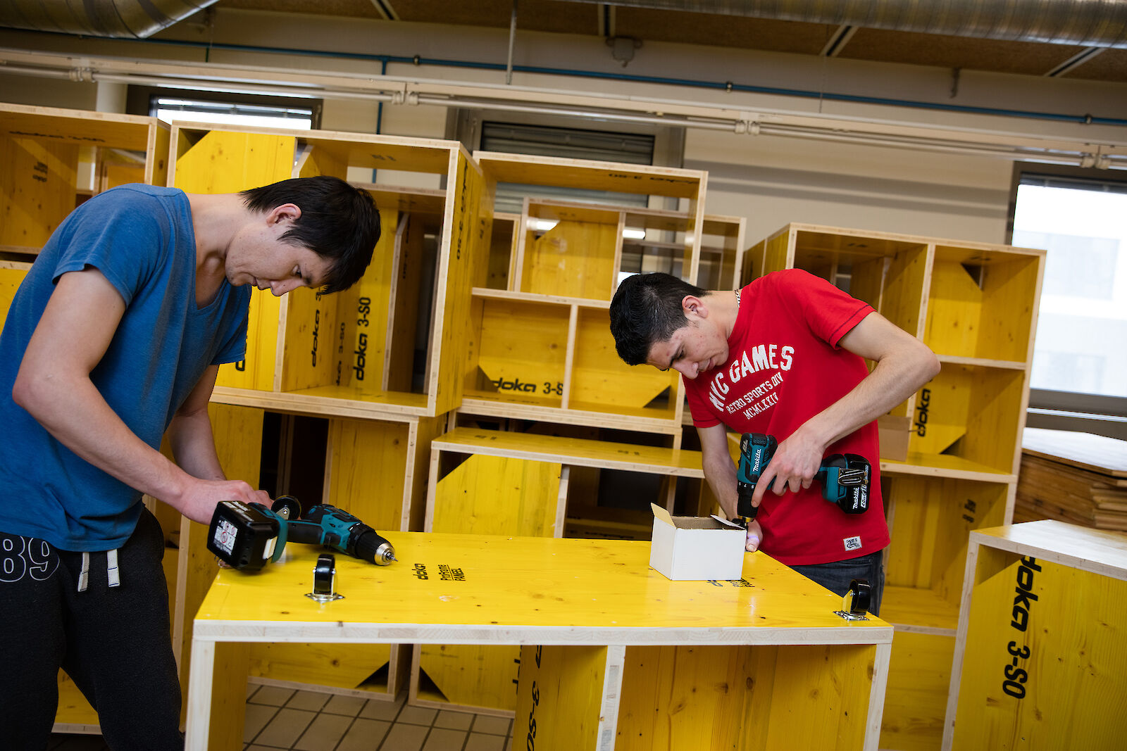 Open Design ‘Social Furniture’ for refugee accommodation.