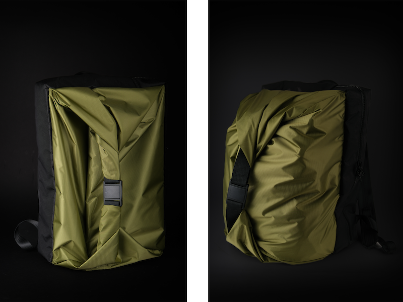 Zwei Seiten ein Rucksack