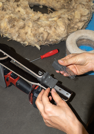 The tools are simple, absurd, playful, soft, yet analytical, functional and industrial. Image: Tjard Tensfeldt