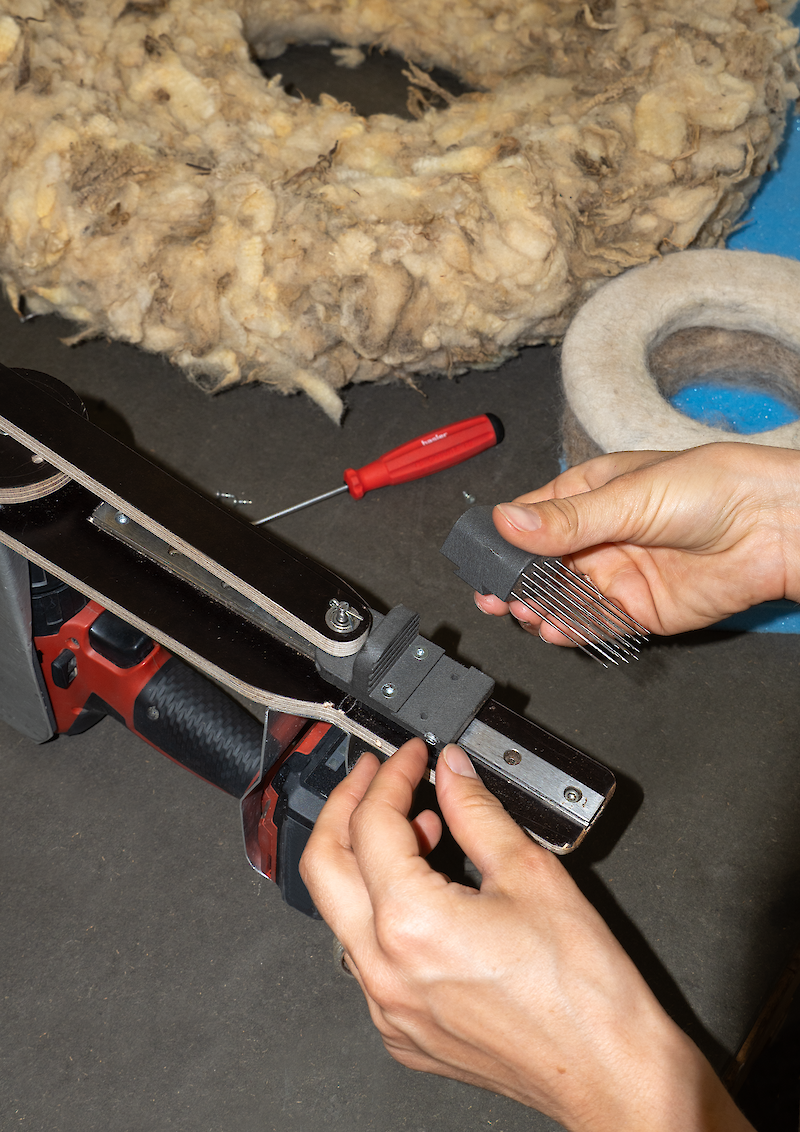 The tools are simple, absurd, playful, soft, yet analytical, functional and industrial. Image: Tjard Tensfeldt