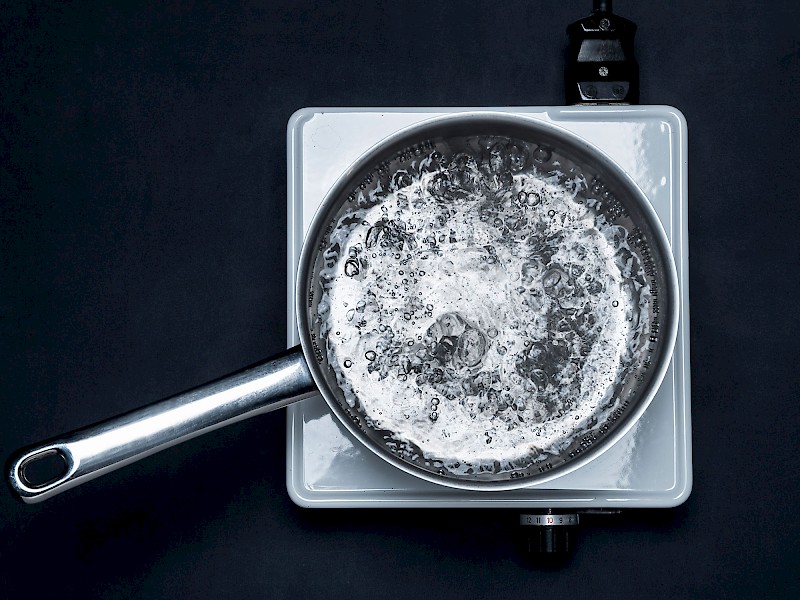 James – Kochen im Wohnzimmer