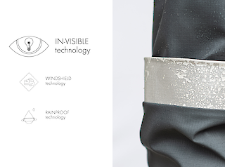 Auf dem Fahrrad lassen sich die Armkrempen umfalten. Die Innenseite ist mit einem stark reflektierenden Material ausgestattet.