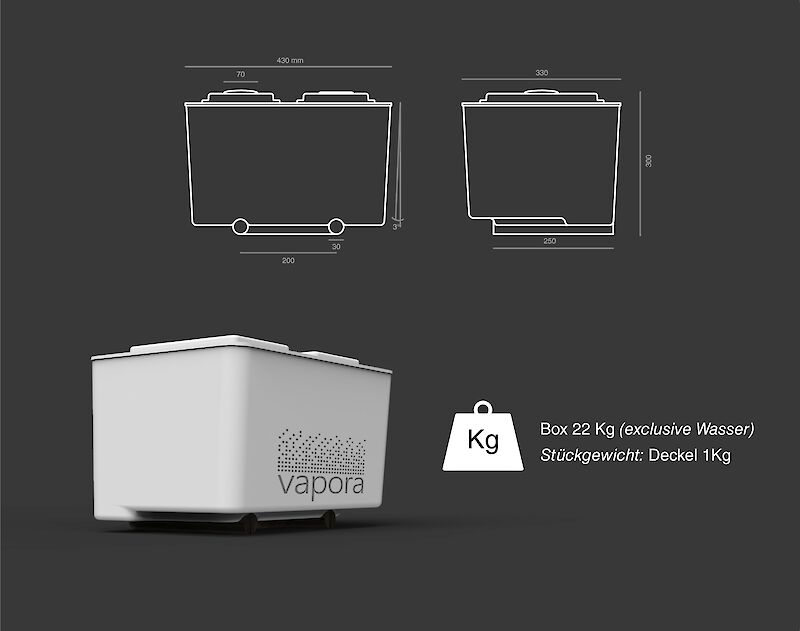Vapora © Masse und Gewicht.
