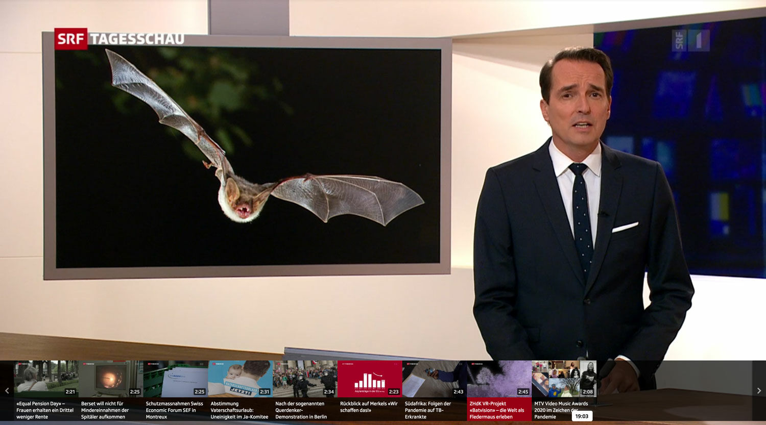 BA-Projekt BATVISION in der SRF Tagesschau