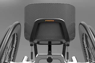 Die beiden Tandem-Gasdruckfedern, für eine kontrollierte Schwenkbewegung bei der Sitzneigung