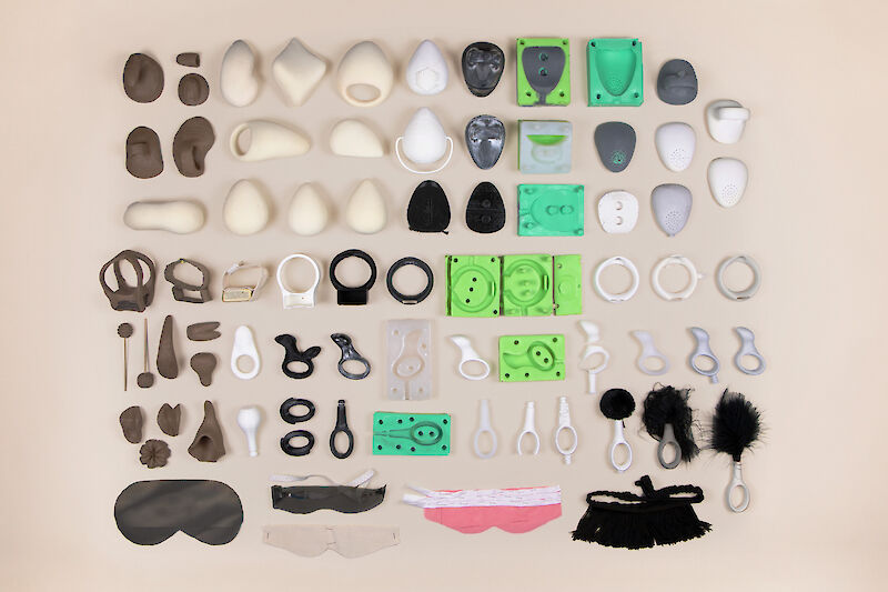 Formen, Materialien und Techniken für verschiedene Druck- und Bewegungsreize. Studien