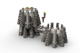 Beide Module bieten Platz für bewährte Coral Gardening Methoden. Mögliche Add-ons