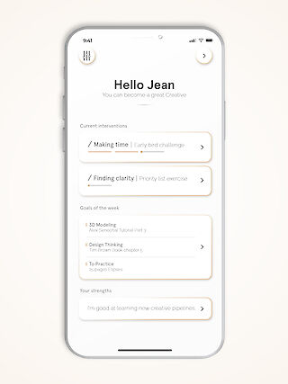 Die letzten Aktivitäten in der App