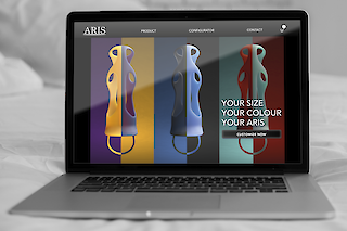 Persönliche Masse für Länge und Umfang, transluzentes Material in sechs Farben und in Weiss