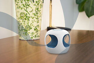 Die Messstation (Smeller) mit Gassensor analysiert die Luft und bestimmt die Geruchsnote.