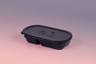 «NAAV»: Unterteilung für Snacks mit mehreren Komponenten, 200/300ml, 255x130mm