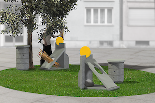 Offene und geschlossene Gefässe, für tag- und nachtaktive Insekten, als Hohlräume und Witterungsschutz