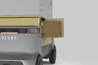 Während der Fahrt und beim Ausliefern, Anzeichen auf dem gebogenen Frontdisplay