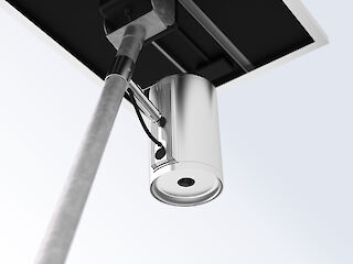 Das Design der Kamera orientiert sich an der Produktsprache von Messgeräten und vermittelt wissenschaftliche Präzision.