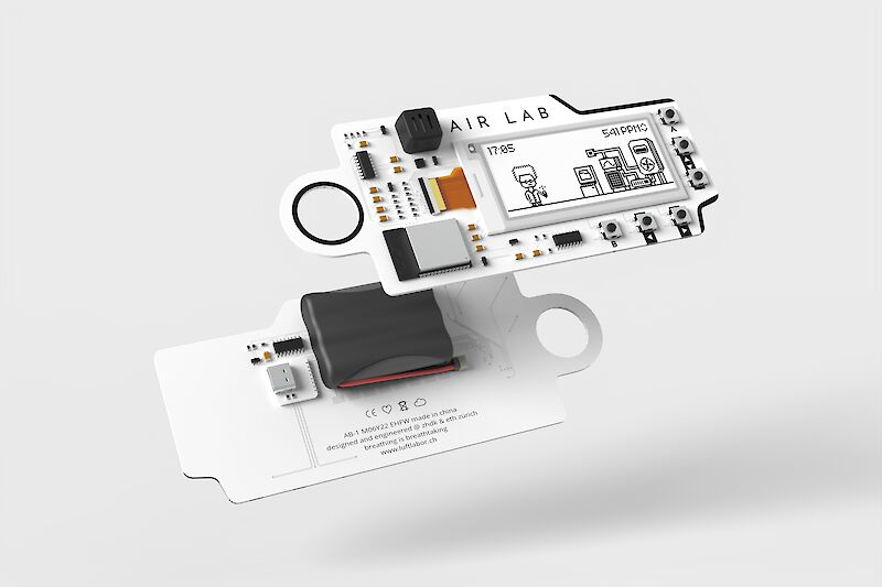 Das Design des Geräts macht die einzelnen technischen Komponenten sichtbar.