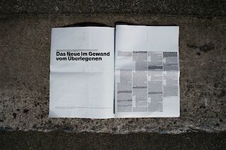 «Die Umsicht» sammelt Fragen aus dem Design und Antworten von Fachpersonen. (Grafische Gestaltung: Severin Weber)