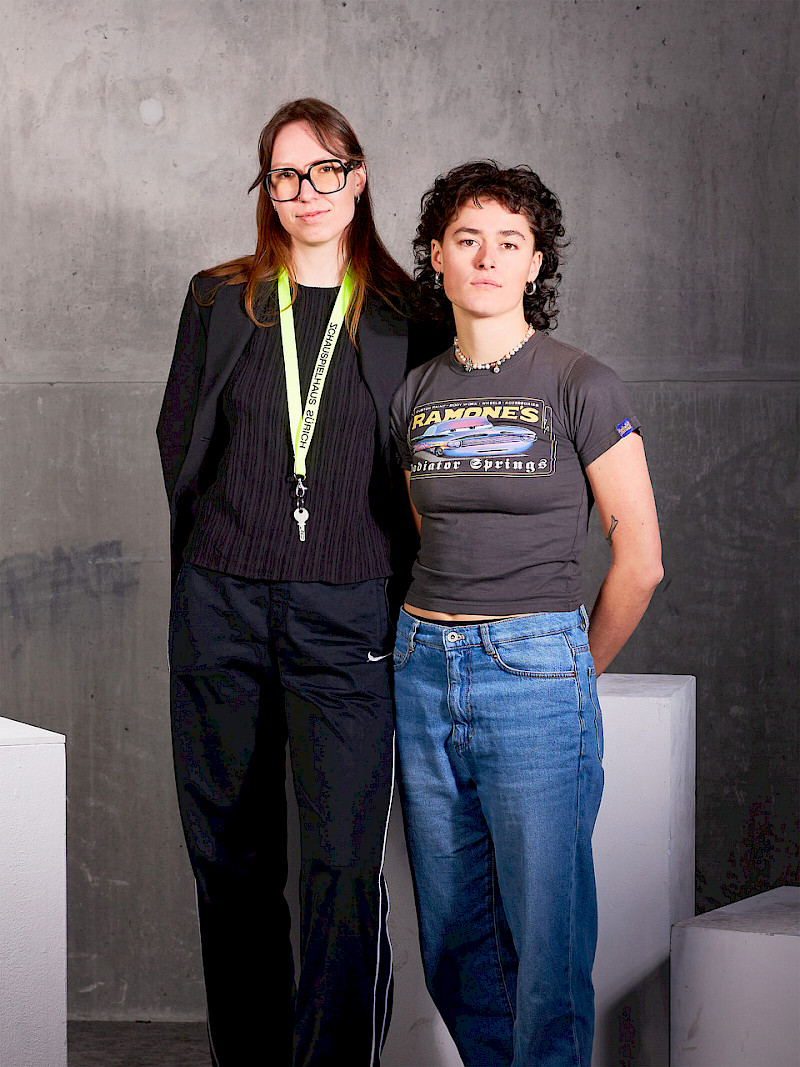 Géraldine Waespi und Smilla Diener. Fotografie: Eva Linder