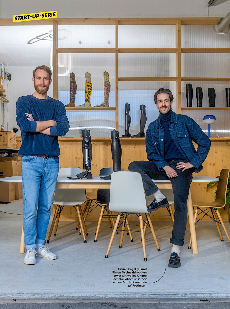 Die Vision trägt Früchte – Circleg im Touring-Magazin des TCS