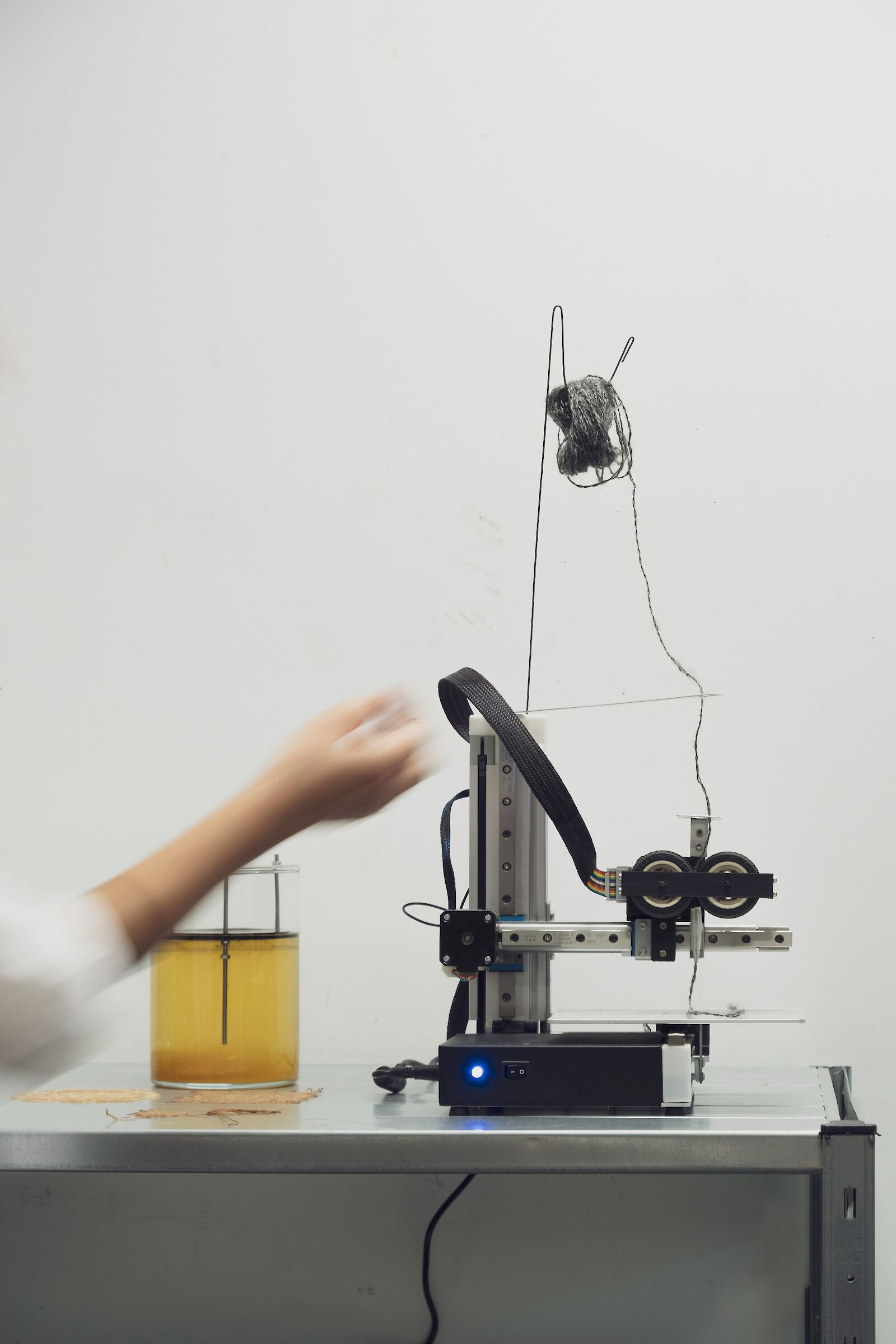 Caja Peters, Printing Bacterial Cellulose Filaments Part 01