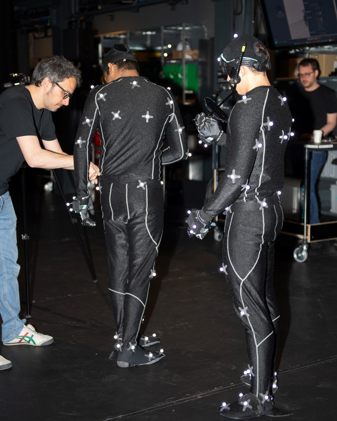 Preparing spatial tracking for immersive scene capture (Photo Guillaume Musset)